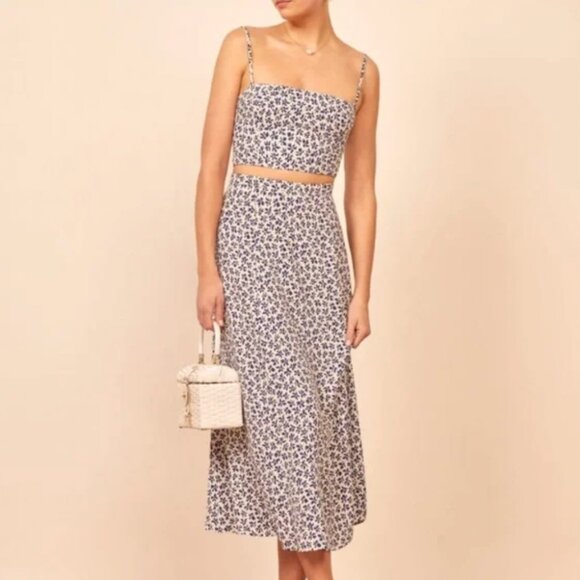 Reformation Hayden Two Piece Set - Size 0 - Picture 1 of 7